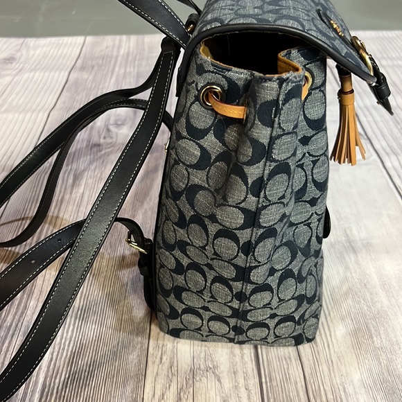 Coach Bags Coach Kleo Backpack In Signature Chambray Poshmark